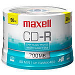 Maxell 48x 80 Minute CD-R Spindle - 50 Count 0