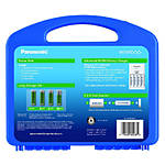 Panasonic Eneloop Deluxe Charger Kit w/8AA,2AAA,2C Spacers,2D Spacers + Case 1