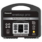 Panasonic Eneloop Pro Deluxe Charger Kit w/ 8 Pro AA, 2 Pro AAA Batt, Case 0