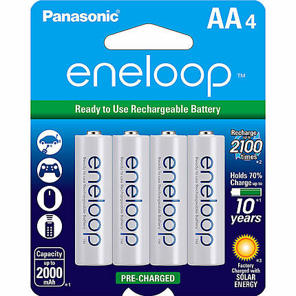 ENELOOP AA 4PK WHITE 2000MAH AMAZON ONLY