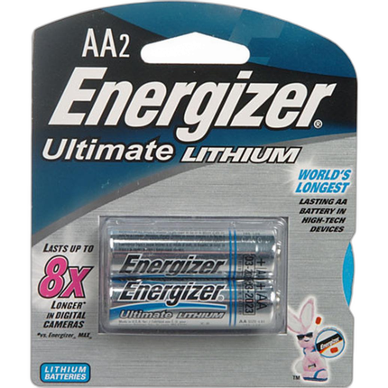 Energizer AA 2pk 9X Ultimate Lithium Battery L91BP2