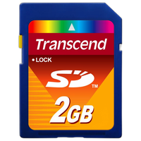 Transcend 2GB 30x Secure Digital Memory Card 0