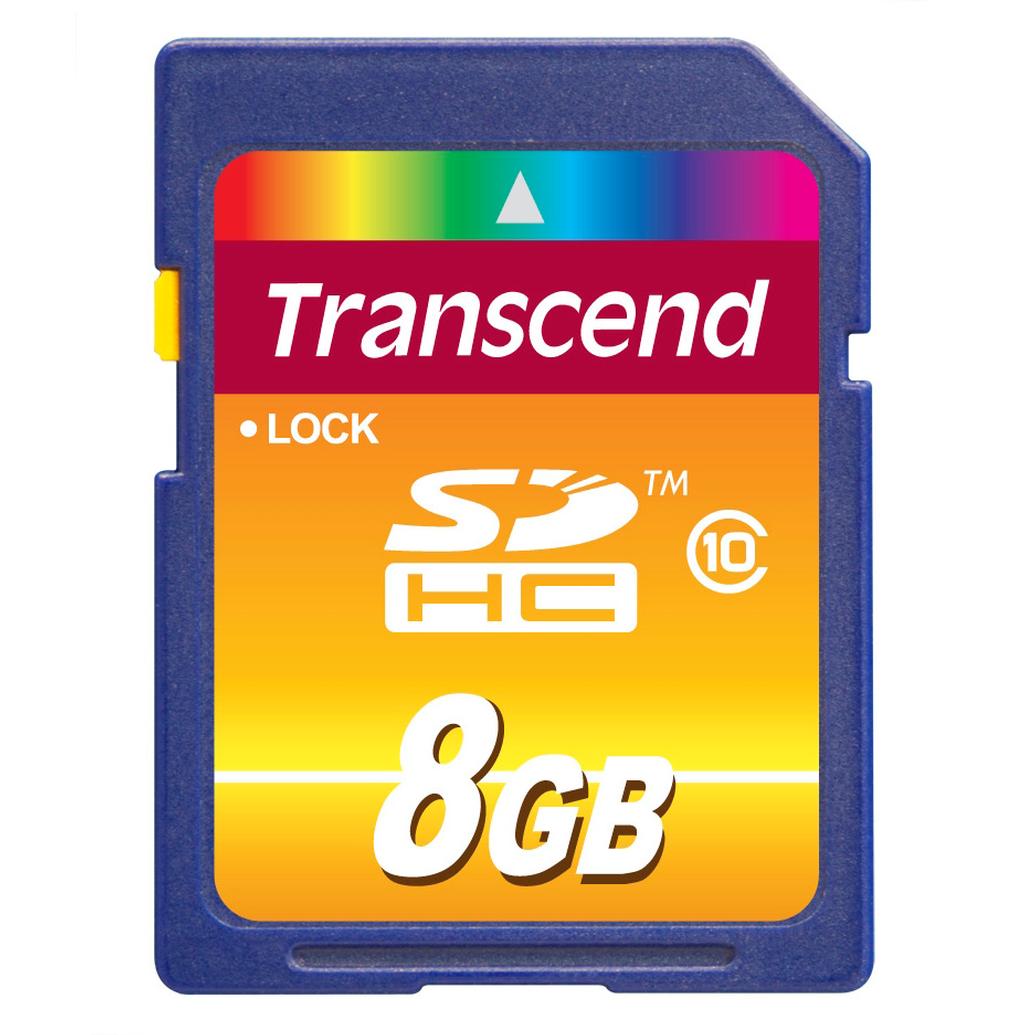 Transcend 8GB Class 10 SDHC Memory Card