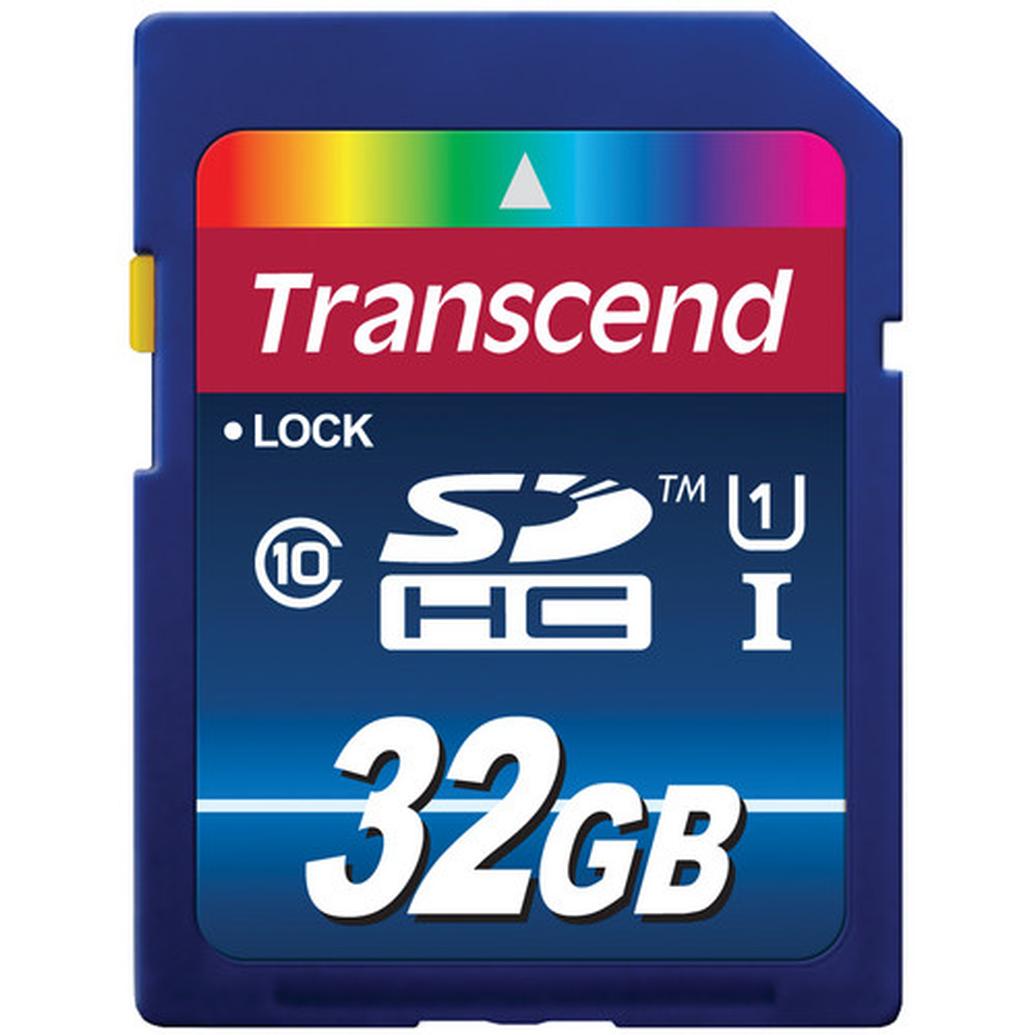 Transcend 32GB 300x UHS-1 Class 10 SDHC Memory Card