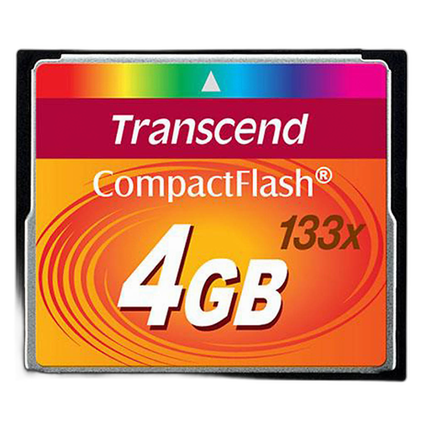 Transcend 4GB 133x Compact Flash Memory Card