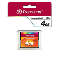Transcend 4GB 133x Compact Flash Memory Card 1