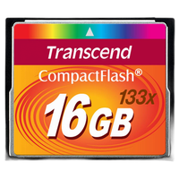 Transcend 16GB 133x Compact Flash Card 0