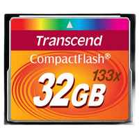 Transcend 32GB 133x Compact Flash Card 0