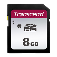 Transcend 8GB SDHC Class 10 Flash Memory Card 0