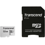 Transcend 32GB 300S UHS-I microSDHC Memory Card with SD Adapter 0