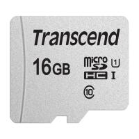 Transcend 16GB 300S UHS-I microSDHC Memory Card with SD Adapter 0