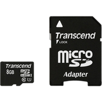 Transcend 8GB UHS-1 Class 10 Micro SDHC Memory Card - SEE GND2343 (16GB) 1