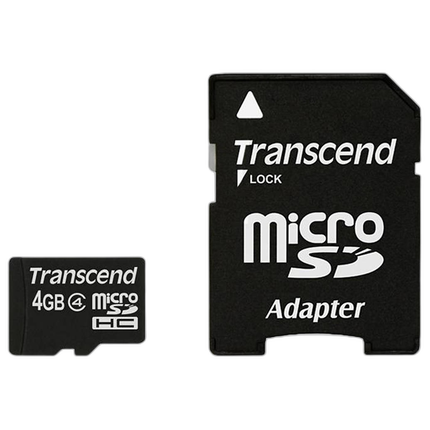 Transcend 4GB Micro SDHC CL4