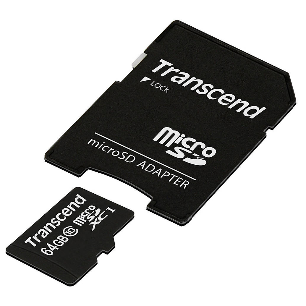 Transcend 64GB Micro-SDXC 300x Card