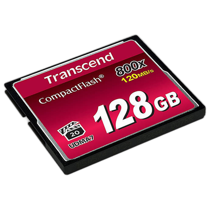 Transcend 128GB 800x Compact Flash Card