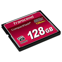 Transcend 128GB 800x Compact Flash Card 0