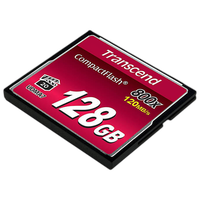 Transcend 128GB 800x Compact Flash Card 1