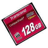 Transcend 128GB 800x Compact Flash Card 2