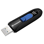 Transcend 64GB JetFlash 790 USB 3.0 Flash Drive (Black) 0