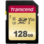 Transcend 128GB 500S UHS-I SDXC Memory Card 0