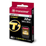 Transcend 32GB UHS-1 SDHC Memory Card (Speed Class 3) (U3X) 1