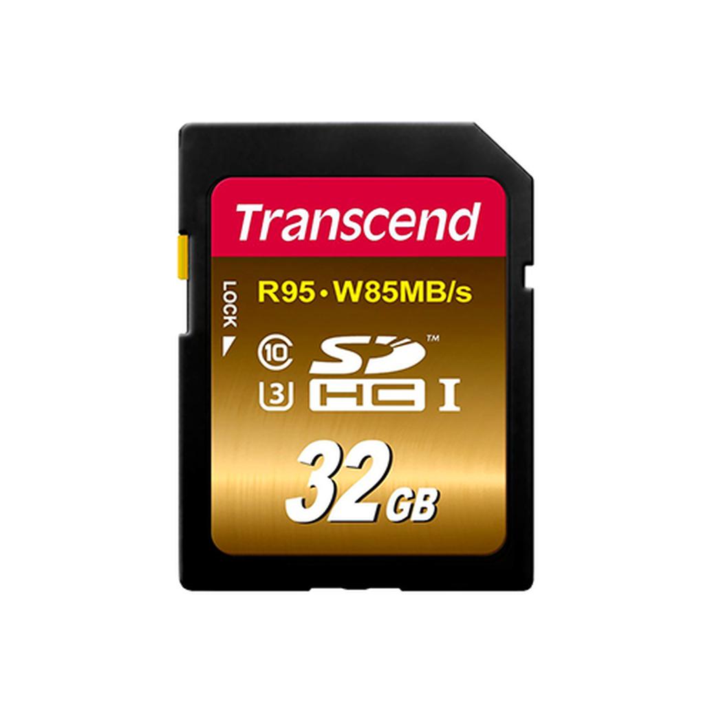 Transcend 32GB UHS-1 SDHC Memory Card (Speed Class 3) (U3X)