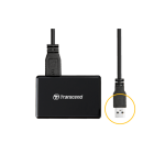 Transcend RDF8 USB 3.1 Gen 1 Card Reader (Black) 1