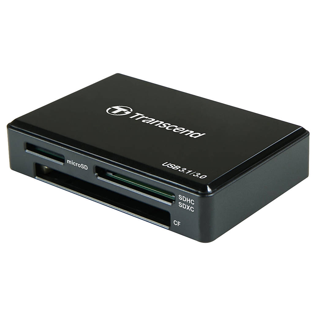 Transcend RDC8 USB 3.1 Gen 1 Card Reader (Black)