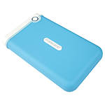 Transcend 1TB StoreJet 25M3 Anti-Shock External Hard Drive (Baby Blue) 1