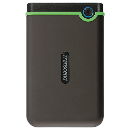 Transcend 2TB StoreJet 25M3 Anti-Shock External Hard Drive (Iron Gray)