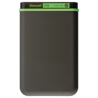 Transcend 2TB StoreJet 25M3 Anti-Shock External Hard Drive (Iron Gray) 1