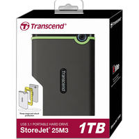 Transcend 1TB StoreJet 25M3S External Hard Drive 1