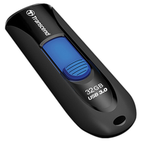 Transcend 32GB JetFlash 790 USB 3.0 Flash Drive (Black) 1