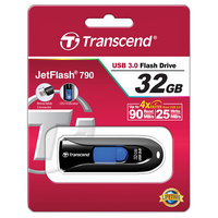 Transcend 32GB JetFlash 790 USB 3.0 Flash Drive (Black) 4