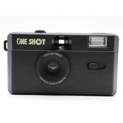 ONESHOT FILM CAMERA WITH FLASH FOCUS FREE 35MM F9 LENS