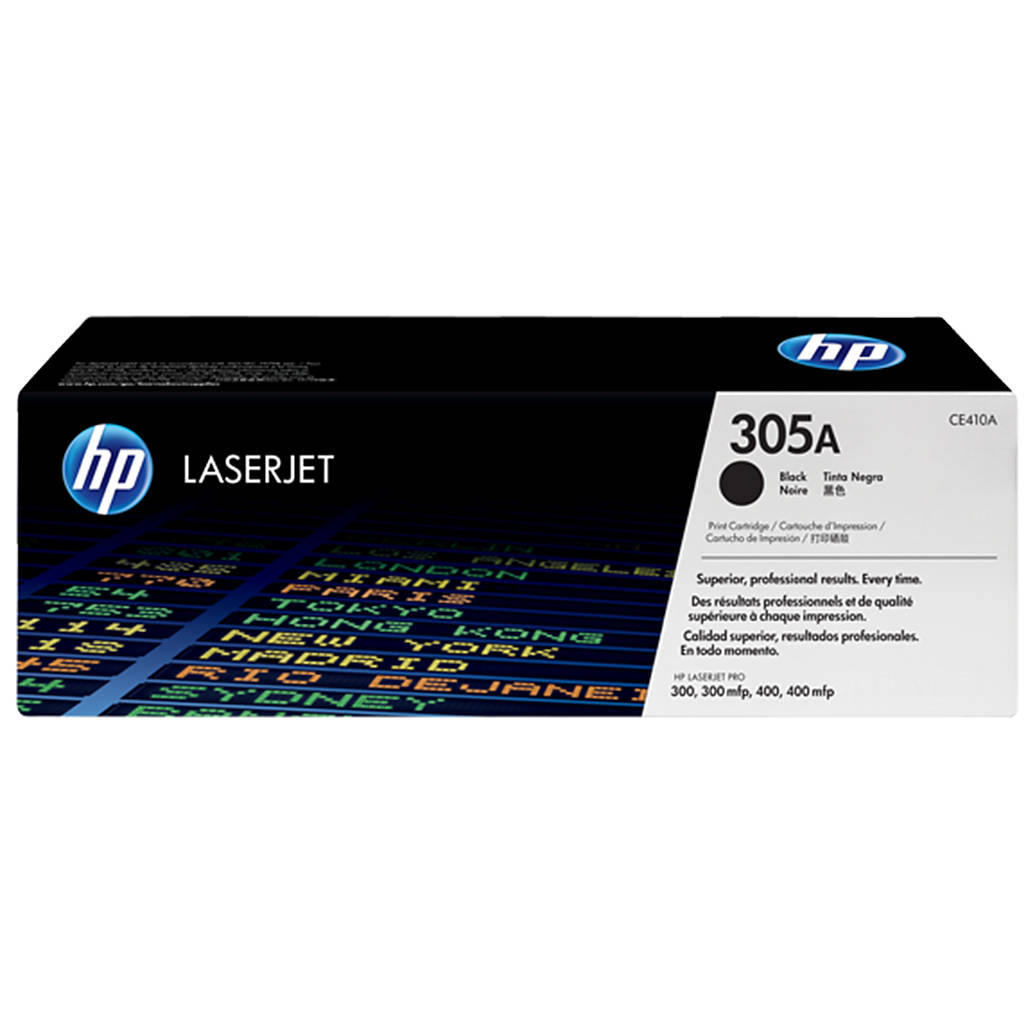 HP 305A (CE410A) Black Original LaserJet Toner Cartridge