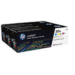 HP 305A CF370AM Cyan, Magenta, and Yellow LaserJet Toner Cartridges (3 Pk) 0
