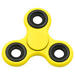 Tri-Spinner Fidget Spinner Toy - YELLOW 0