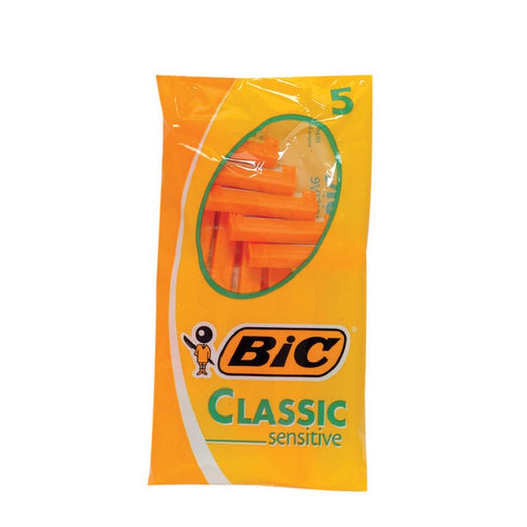 Bic Shaver 5pk Mens Shavers Sensitive