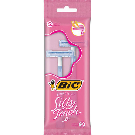 Bic Ladies 2pk Razors Silky Touch Twin Select