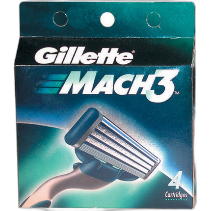 Gillette Mach3 Blades 4pk (Imported)