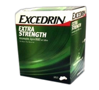 Excedrin Extra Strength Caplets 2pks Box of 25 2pks 0