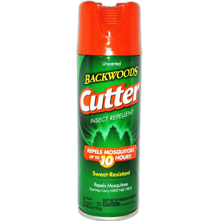 Cutter Insect Repellent 6oz Backwoods Aerosol Unscented