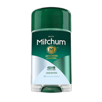 Mitchum Mens Deodorant Unscented 2.25oz Clear Gel 0