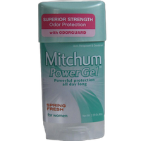 Mitchum Womens Deodorant Shower 2.25oz Clear Gel 0