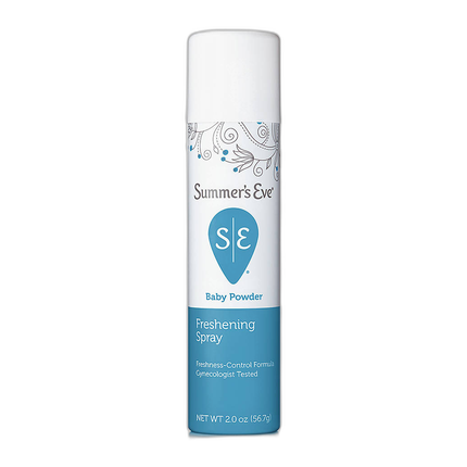 Summers Eve Feminine Deodorant Spray Baby Powder 2oz