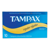 Tampax Regular Tampons 10pack 0