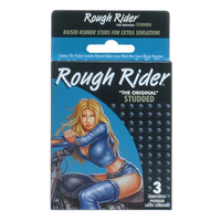 Rough Rider Condoms 3pk Studded Contempo Brand 0