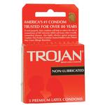Trojan Condoms 3pk    Red Non-Lubricted