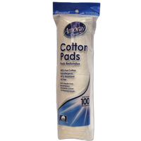 Cotton Make-Up and Nail Polish Pads 100ct Resealable Pads 0